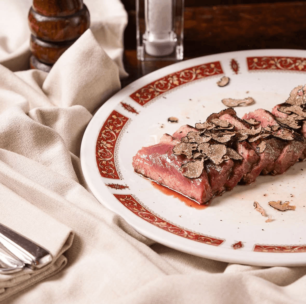 Tagliata al tartufo